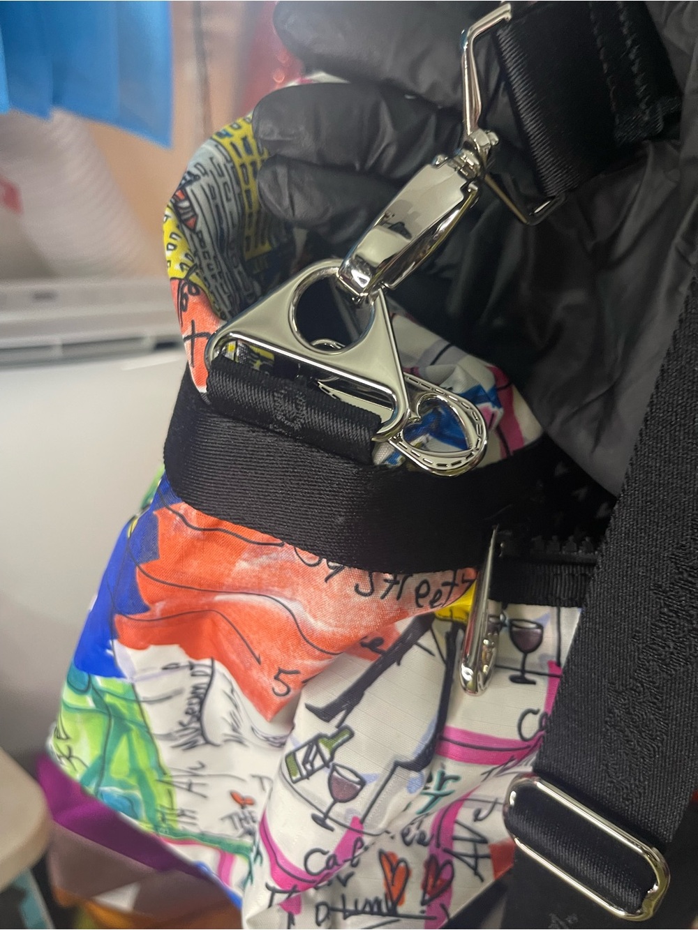 Brighton Multicolor City-Print Travel Tote - Picture 10 of 12